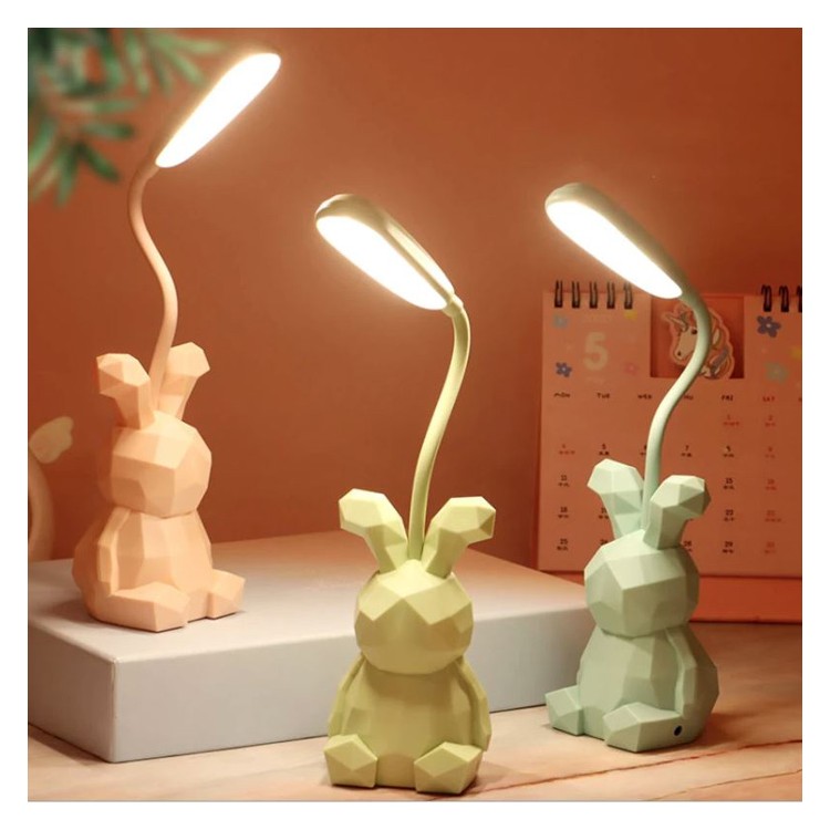 Παιδικά Geometric Bunny Φωτιστικό Γραφείου 6,5x6,5x28cm 