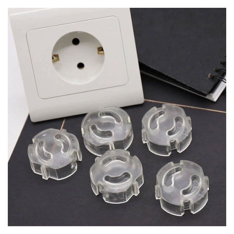 Παιδικά Plug Πλαστικά Προστατευτικά Για Πρίζες Σετ 10 Τεμαχίων