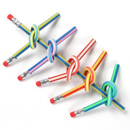 Pencil Ελαστικά Μολύβια Σετ 5 Τεμαχίων