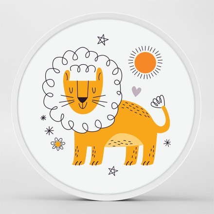 Leo Φωτιστικό Οροφής Δ50cm Παιδικά