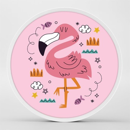 Pink Flamingo Φωτιστικό Οροφής Δ50cm Παιδικά
