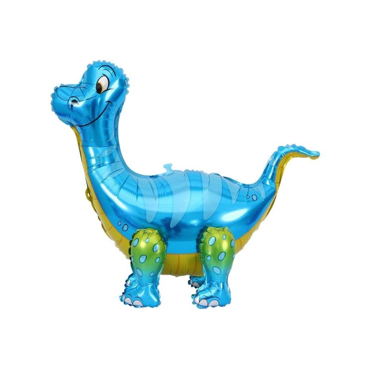 Παιδικά Brontosaurus Τρισδιάστατο Μπαλόνι Μπλε Δεινόσαυρος 71x62cm