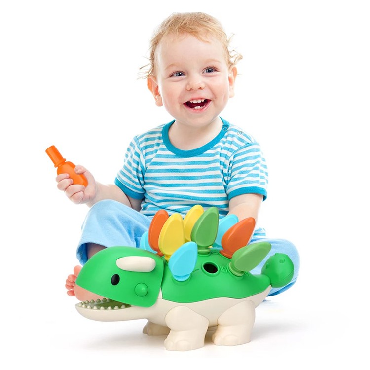 Παιδικά Babydino Εκπαιδευτικό Παιχνίδι Montessori Δεινόσαυρος Για Μωρά 18+ Μηνών 22,5x9,5x11,5cm