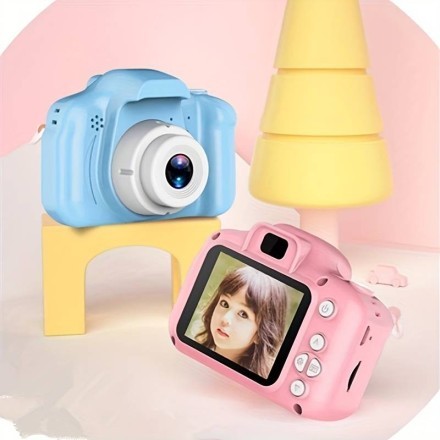 Cam Ψηφιακή Φωτογραφική Μηχανή 8,3x4,6x4,5cm Γαλάζιο Παιδικά
