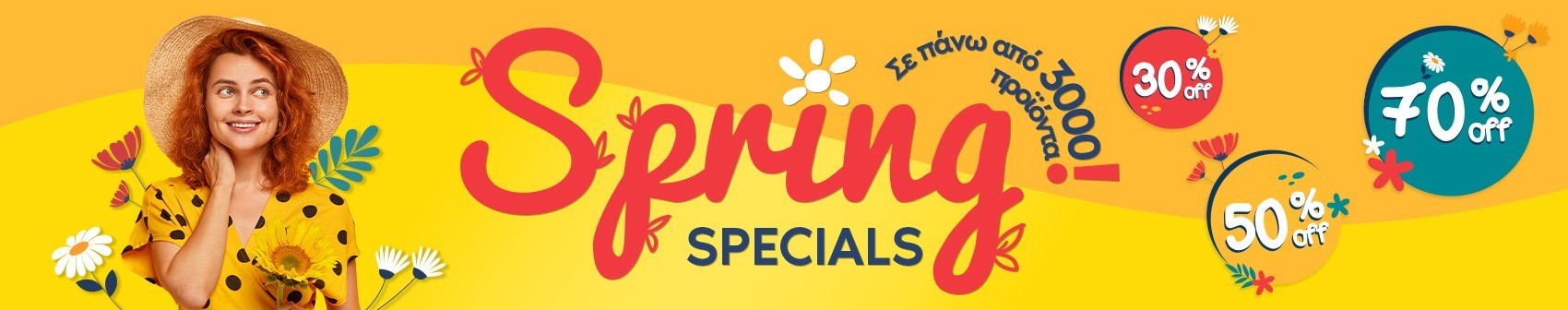 Spring Specials up to 70% Off